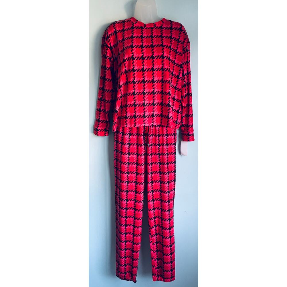 Sanctuary Pajama Set Medium Red and Black Cozy Cottage